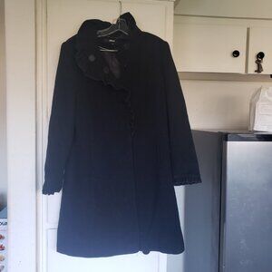 DKNY Black Coat Size 10